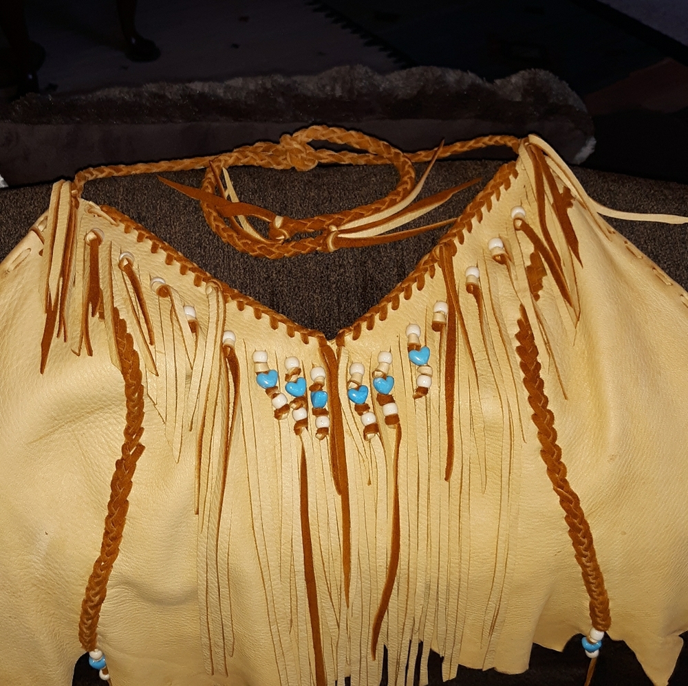 Women's Leather Halter Top